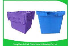 China 50kgs Security Moving Plastic Attached Lid Containers easy to clean supplier