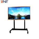 Durable Mobile TV Stand , Electric Turning Rolling Flat Screen TV Cart for sale