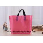60 Micron LDPE Plastic Handle Bag For Clothing Packaging for sale