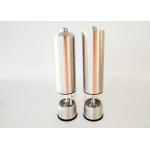 Electric Stainless Steel Pepper And Salt Grinder Battery-Operated For Effortless Use for sale