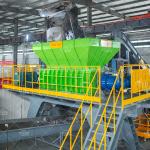 New Scrapped Cars Metal Recycling Plant Car Frame Shredder Car Shell Shredder for sale