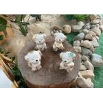 Custom Pottery Garden Ornaments Handmade Puppy Ceramic Garden Decor