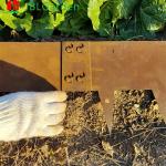 Anti Corrosion Decorative  Corten Steel Garden Edging 1.6mm Thickness for sale