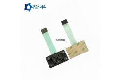 China Tactile Silicone Rubber Keypad 3M9080 Matte Waterproof Non Tactile Keyboard supplier