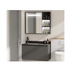 Metal Black Wall Mounted Bathroom Vanity EDM / OEM Available for sale