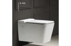 China Bathroom Pulse Tankless Commode Floor Mounted Modern With UF Seat Cover supplier