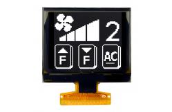 China 1.5 Inch Monochrome OLED Display Module 128x128 Driver IC SH1107 SPI Interface supplier