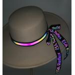 Colorful Rainbow Reflective Tape For Bag Sports Wear Hat for sale