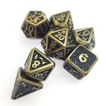 Mini supplier polyhedral RPG dice set poker tabl RPG Dice Set Metal for sale