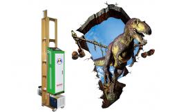 China 7inch Touch Screen Vertical 3d Wall Printing Machine , Wall Printing Robot supplier