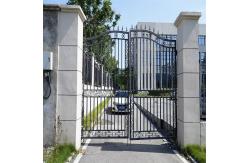 China Australia Style Courtyard Wall Gate With Sliding Open Design Customizable Size supplier