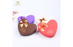 China 1200g Grey Cardboard Paper Chocolate Packing Boxes With Divider Insert supplier
