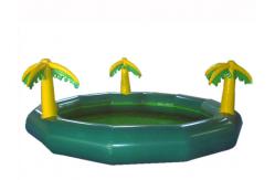 China Homeusing Water Park Kids Inflatable Pool with Plam Trees supplier