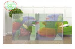 China 1R1G1B Transparent LED Drapery Display IP43 62500 Dots/Sqm 3 Year Warranty supplier