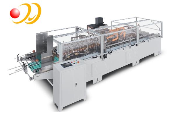 Semi Automatic Square Bottom Paper Bag Making Machine Roll Feeding
