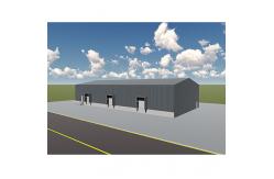 China Large Span Steel Structure Warehouse Building , Pre Fabricated Steel Buildings Construction supplier