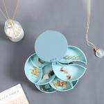 Rotated Plastic Jewelry Organizer Storage Box for Stud Earring