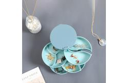 China Rotated Plastic Jewelry Organizer Storage Box for Stud Earring supplier
