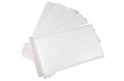 China Hot Melt Adhesive Pearlescent Poly Bubble Envelope With Seamless Bottom supplier