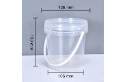 China 1L Capacity Plastic Bucket Made of Impact Resistant PP Material with Airtight Seal supplier
