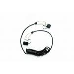 IEC 62196-2 Standard 32A Rated Current Type 2 To Type 2 Spiral Cable For Electric Vehicle Charging for sale