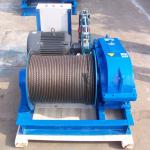 10t h12m Mechanical Workshop 415V M5 Q235B Wire Rope Pulling Winch for sale