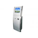Standalone Information Touch Screen Kiosk 300nits With Two Handhold Poles for sale