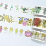Tearable Acrylic Adhesive Waterproof Kawaii Colored Masking Washi Tape Jumbo Washi Tape for sale