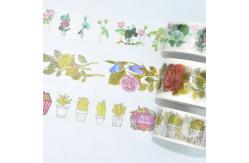 China Custom Bullet Journals Decoration Washi Tape Printed Masking Washi Tape supplier