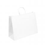Custom Printed Paper T Shirt Bags White Gift Craft Shopping Paper Bag With Handles for sale