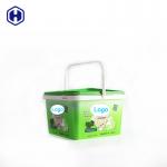 Durable IML Plastic Containers Molded Polymer Food Storage Vessels for sale