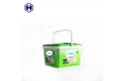 China Durable IML Plastic Containers Molded Polymer Food Storage Vessels supplier