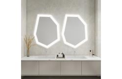 China Water Resistant Vanity Mirror With Lights Creative Design Led Bathroom Mirror supplier