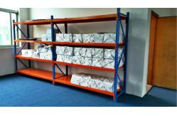 China Medium Duty Wide Span Racking , Long Span Shelf With Step Beams supplier
