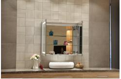 China Modern Luxury LED Illuminated Mirror Cabinet Rust Resistant Customized supplier