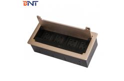 China gold  table flip up outlet  with four universal power interface BF802 supplier