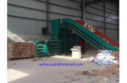 China Automatic Shredder Cardboard Baler Machine System Paper Tube Processing supplier