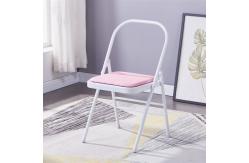China Triple Braced Double Hinged Thick 1.0mm Metal Folding Chair supplier