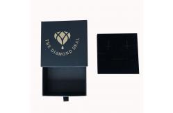 China Custom Logo Necklace Gift Box with Environmental Printing and Gold Foil Printing supplier