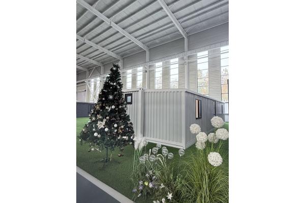 40ft Expandable Container Home with Galvanized Steel Frame