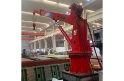 China Marine Deck Telescopic Boom 8M Offshore Pedestal Crane supplier