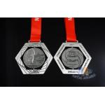 Spinning or Rotating Bespoke Metal Custom Sports Events Running Maration Medals, Sublimated Ribbon for sale