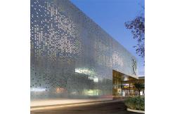 China Aluminium Perforated Wall Cladding Panels Exterior 4mm Thickness supplier