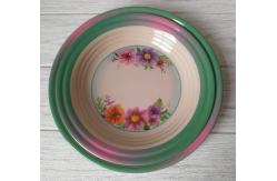 China OEM ODM Round Melamine Soup Plate with Customized Logo Acceptable supplier