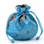 Multicolor Mini Chinese Silk Drawstring Bag Brocade Damask Jewelry Pocket Purse Gift Bags for sale