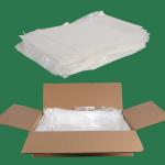 Customized Clear LDPE Fanfolded Pre Opened Bags Textile Packaging for sale