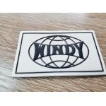 Ironed Onto Garments Custom Cloth Badges , Embossed TPU Labels for sale