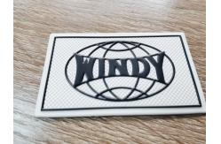 China Ironed Onto Garments Custom Cloth Badges , Embossed TPU Labels supplier