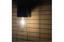 China Anthracite External Motion Sensor Exterior Wall Light Amber IP54 E27 Lamp supplier