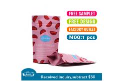 China 160mm Digital Printed Stand Up Pouches 250g Tear Notch Reusable ziplockk Bags supplier